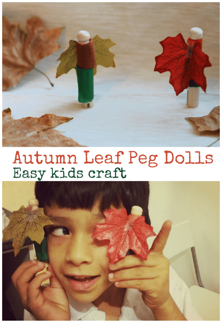 autumn peg dolls