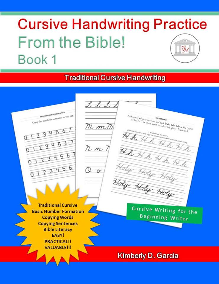 Cursive Handwriting Practice from the Bible for Beginners - Year Round ...