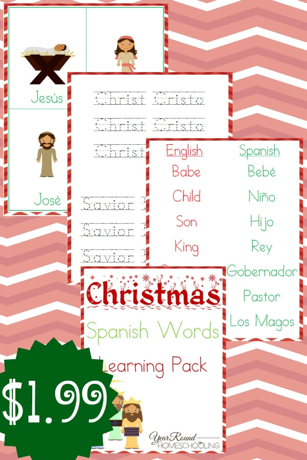 Spanish Christmas Words - Year Round Homeschooling