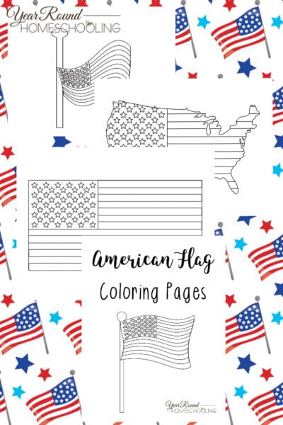 American Flag Coloring Pages - Year Round Homeschooling