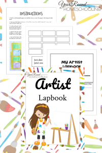 Artist Lapbook - Year Round Homeschooling
