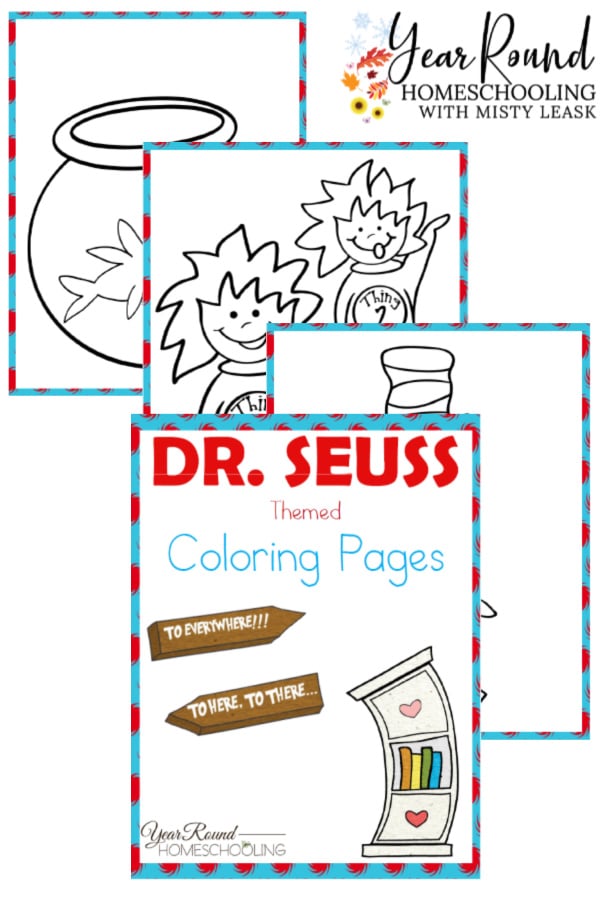 Dr. Seuss Coloring Pages - Year Round Homeschooling