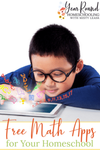 Free Math Apps for Your Homeschool - Year Round Homeschooling